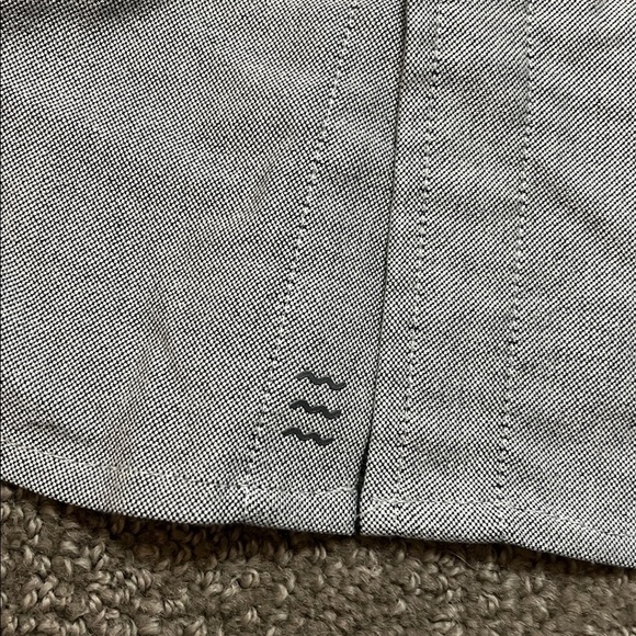 Free Fly Men’s Grey Short Sleeve Button Down Shirt Size M - Picture 3 of 8